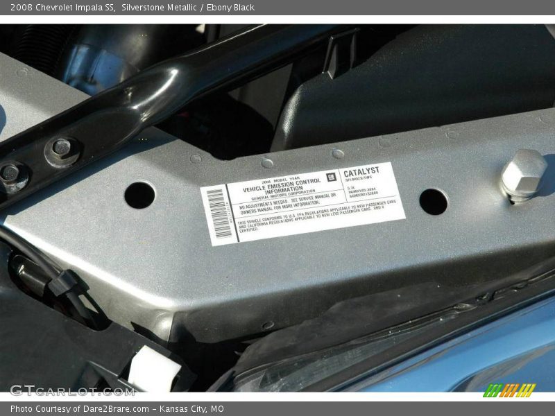 Silverstone Metallic / Ebony Black 2008 Chevrolet Impala SS