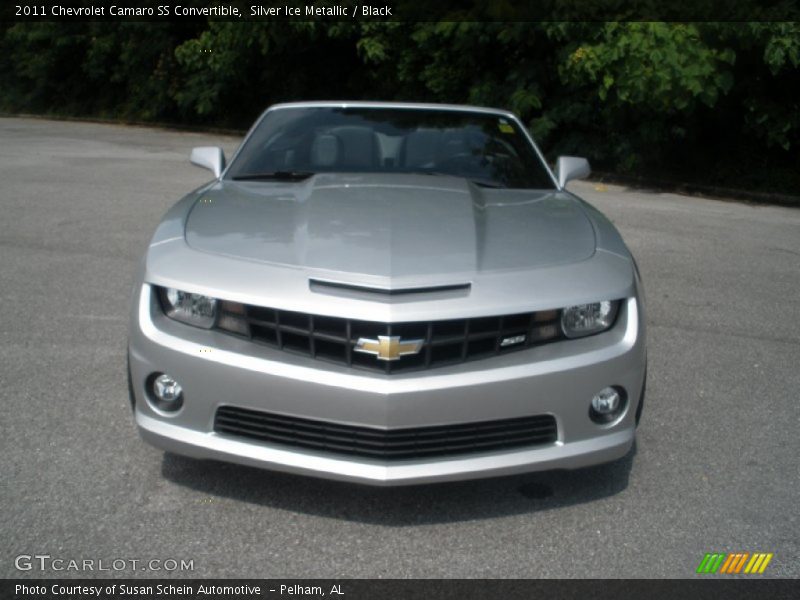 Silver Ice Metallic / Black 2011 Chevrolet Camaro SS Convertible
