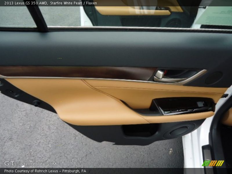 Starfire White Pearl / Flaxen 2013 Lexus GS 350 AWD
