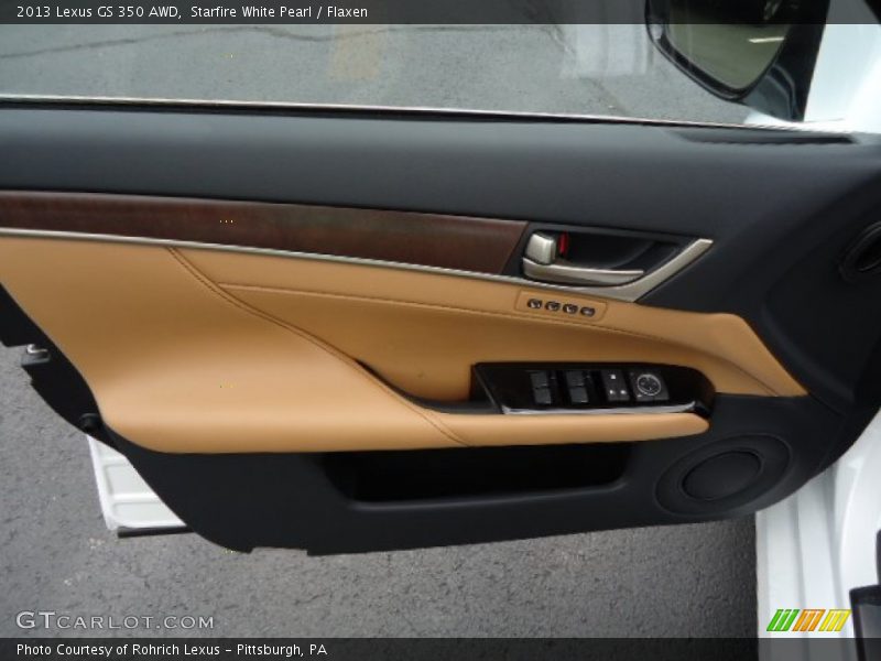 Starfire White Pearl / Flaxen 2013 Lexus GS 350 AWD