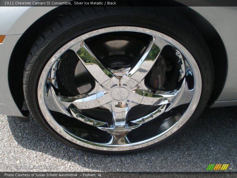 Silver Ice Metallic / Black 2011 Chevrolet Camaro SS Convertible