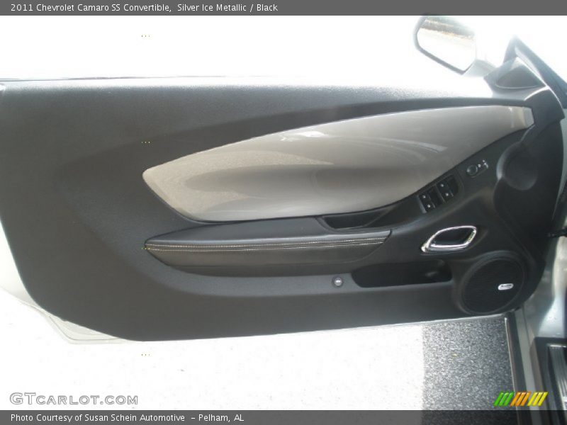 Silver Ice Metallic / Black 2011 Chevrolet Camaro SS Convertible