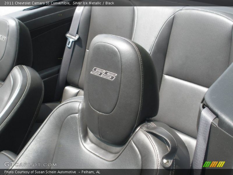 Silver Ice Metallic / Black 2011 Chevrolet Camaro SS Convertible