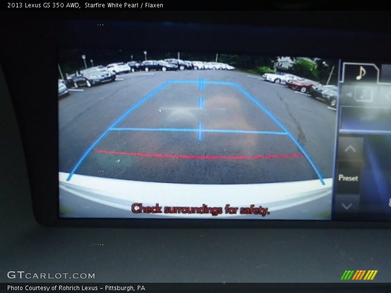 Starfire White Pearl / Flaxen 2013 Lexus GS 350 AWD