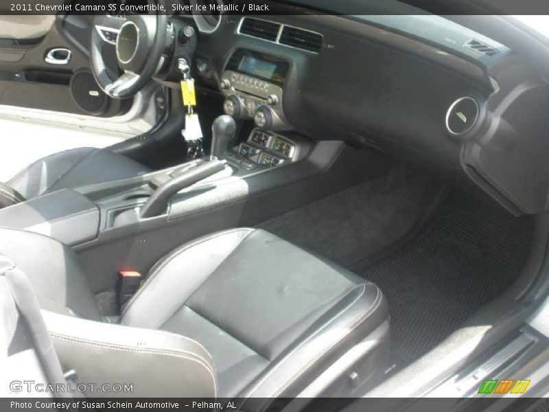 Silver Ice Metallic / Black 2011 Chevrolet Camaro SS Convertible