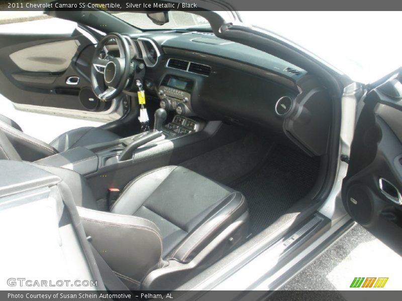 Silver Ice Metallic / Black 2011 Chevrolet Camaro SS Convertible
