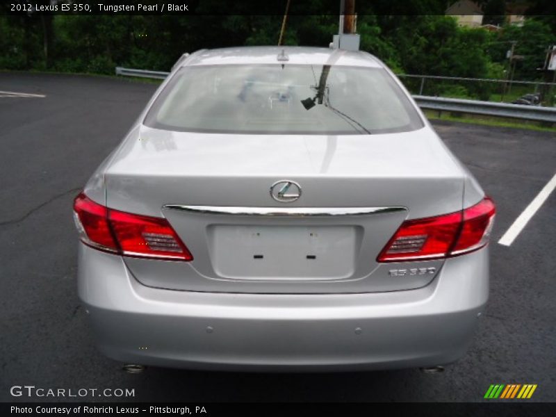 Tungsten Pearl / Black 2012 Lexus ES 350