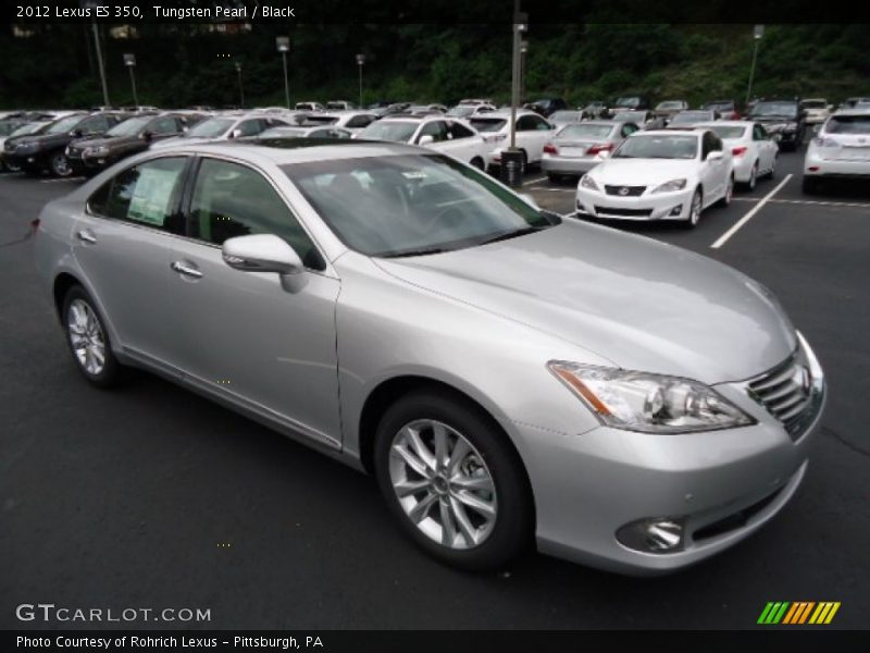 Tungsten Pearl / Black 2012 Lexus ES 350