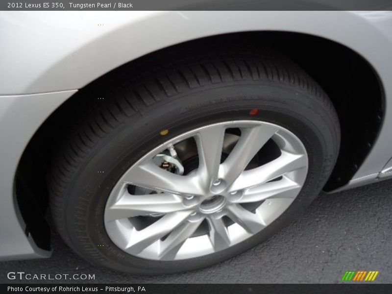 Tungsten Pearl / Black 2012 Lexus ES 350