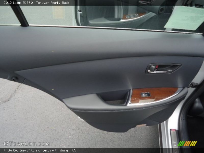 Tungsten Pearl / Black 2012 Lexus ES 350