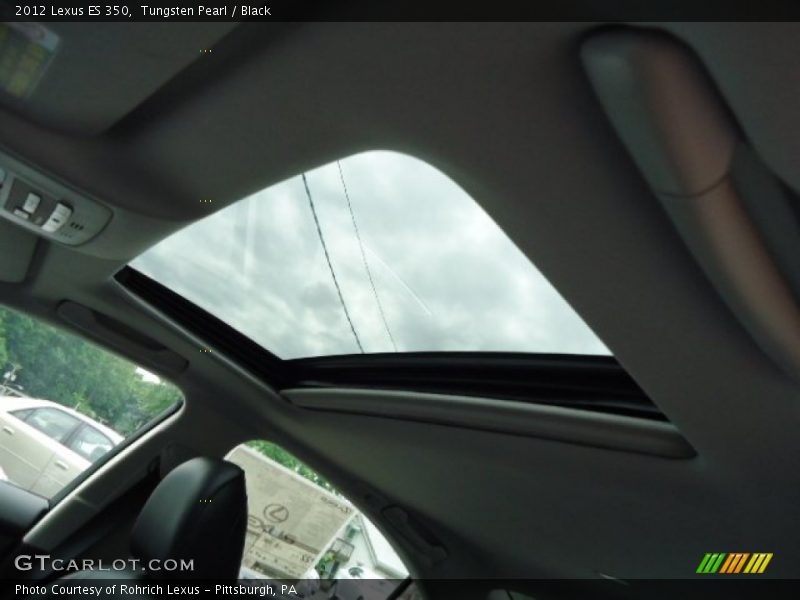 Tungsten Pearl / Black 2012 Lexus ES 350