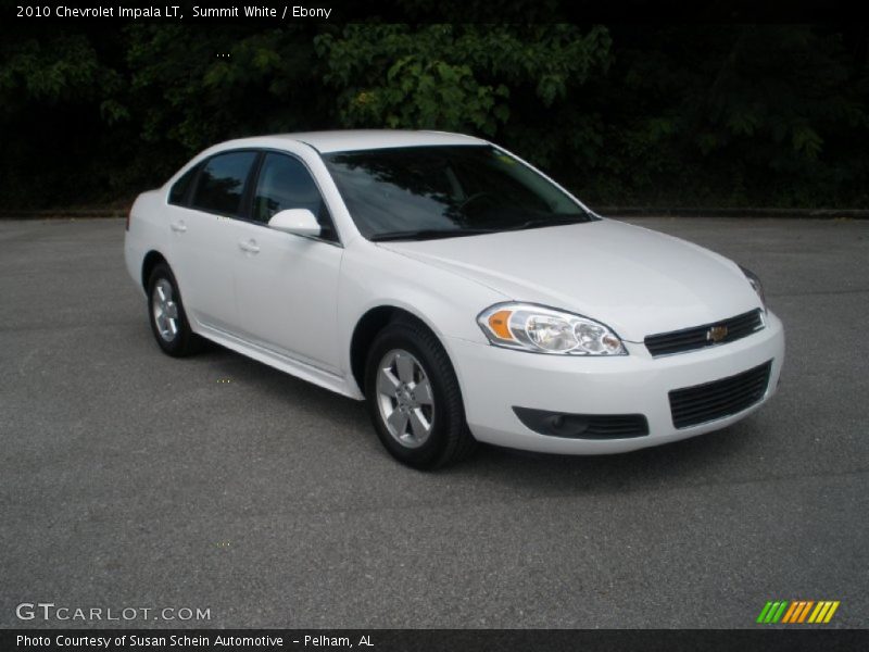 Summit White / Ebony 2010 Chevrolet Impala LT