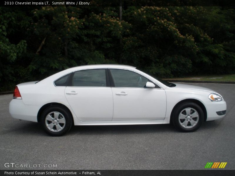 Summit White / Ebony 2010 Chevrolet Impala LT