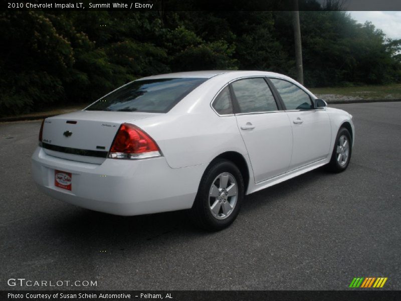 Summit White / Ebony 2010 Chevrolet Impala LT
