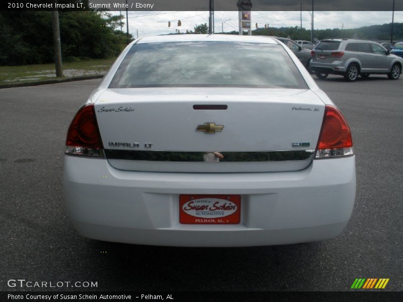 Summit White / Ebony 2010 Chevrolet Impala LT