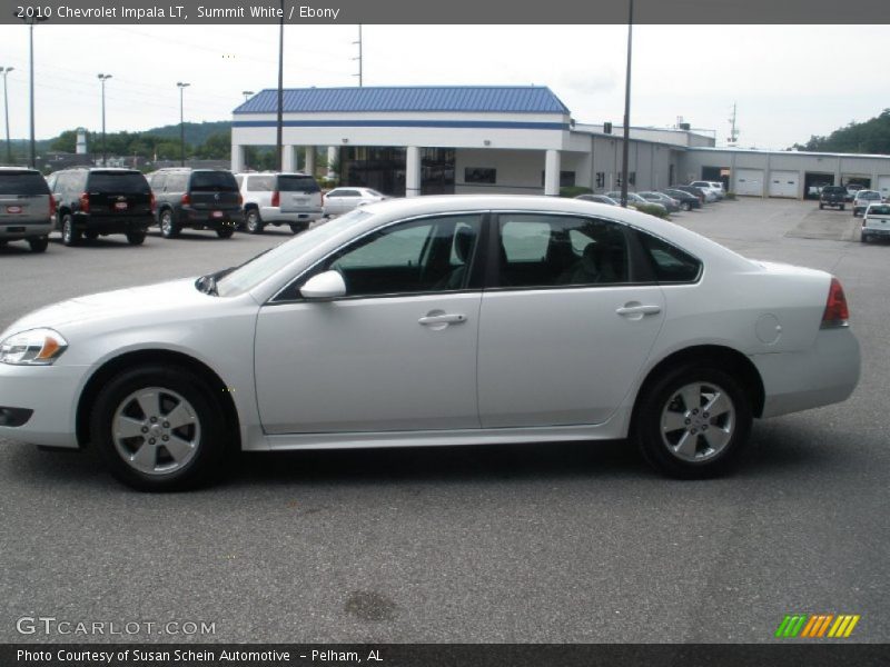 Summit White / Ebony 2010 Chevrolet Impala LT