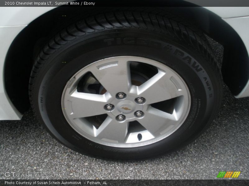 Summit White / Ebony 2010 Chevrolet Impala LT