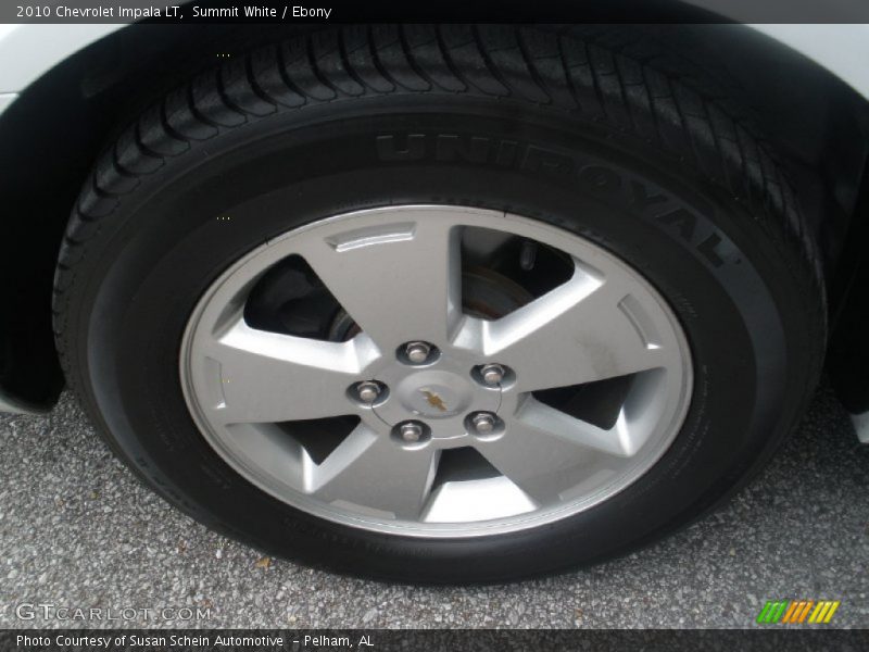 Summit White / Ebony 2010 Chevrolet Impala LT