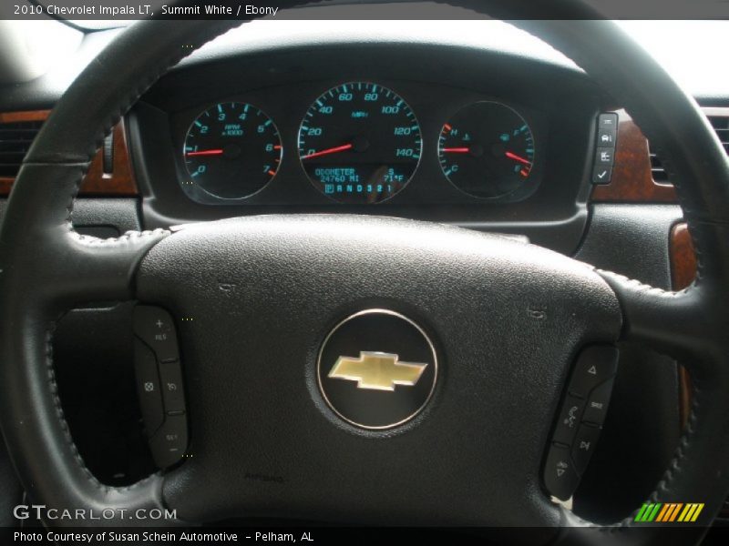 Summit White / Ebony 2010 Chevrolet Impala LT
