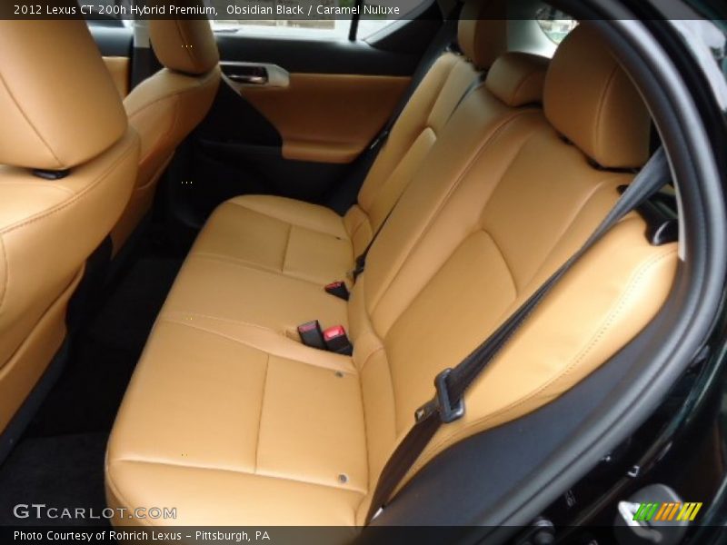 Obsidian Black / Caramel Nuluxe 2012 Lexus CT 200h Hybrid Premium