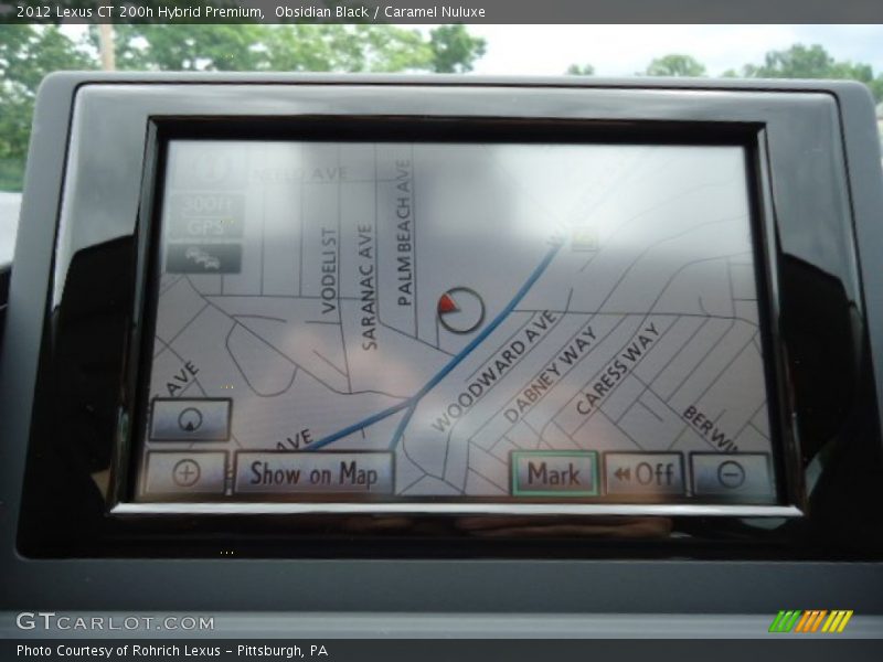 Obsidian Black / Caramel Nuluxe 2012 Lexus CT 200h Hybrid Premium