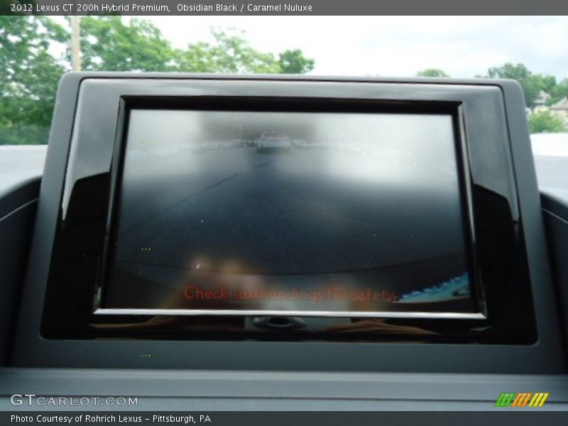 Obsidian Black / Caramel Nuluxe 2012 Lexus CT 200h Hybrid Premium
