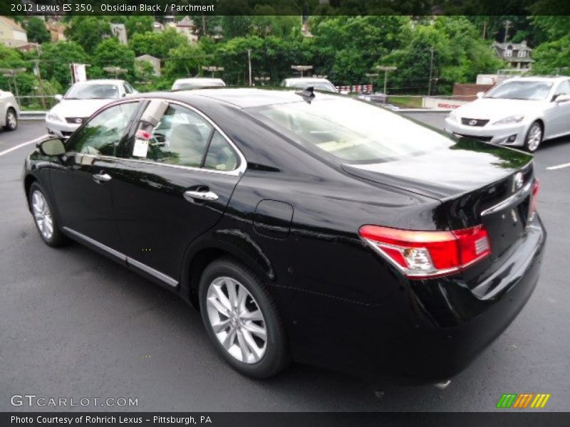 Obsidian Black / Parchment 2012 Lexus ES 350