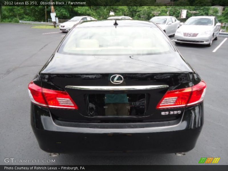 Obsidian Black / Parchment 2012 Lexus ES 350