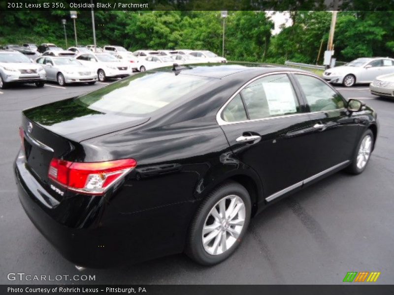 Obsidian Black / Parchment 2012 Lexus ES 350