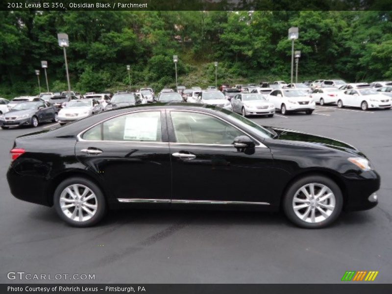 Obsidian Black / Parchment 2012 Lexus ES 350