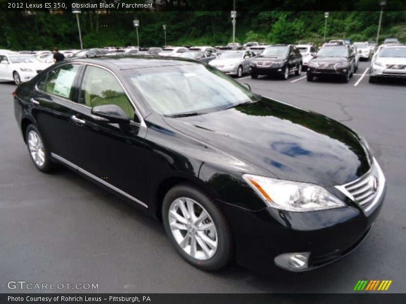 Obsidian Black / Parchment 2012 Lexus ES 350