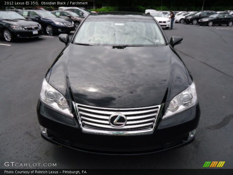 Obsidian Black / Parchment 2012 Lexus ES 350