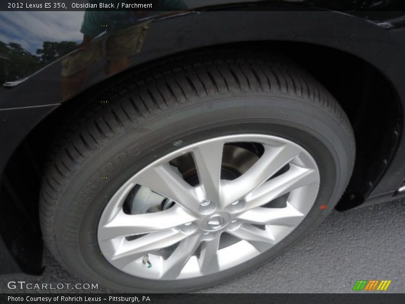 Obsidian Black / Parchment 2012 Lexus ES 350