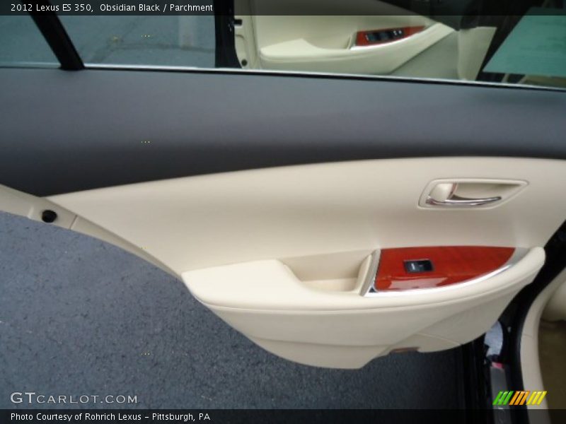 Obsidian Black / Parchment 2012 Lexus ES 350
