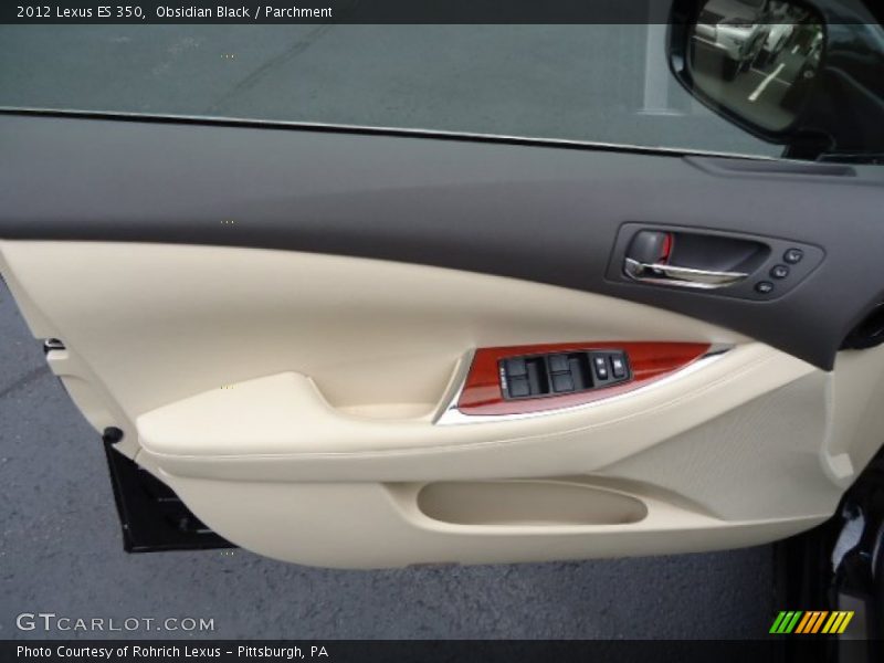 Obsidian Black / Parchment 2012 Lexus ES 350