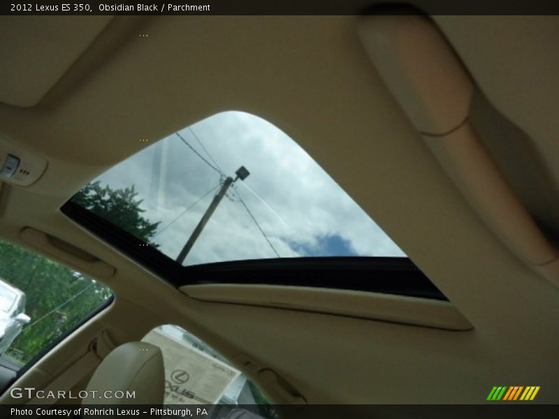 Obsidian Black / Parchment 2012 Lexus ES 350