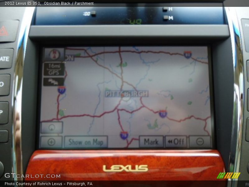 Obsidian Black / Parchment 2012 Lexus ES 350