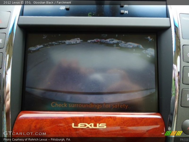 Obsidian Black / Parchment 2012 Lexus ES 350