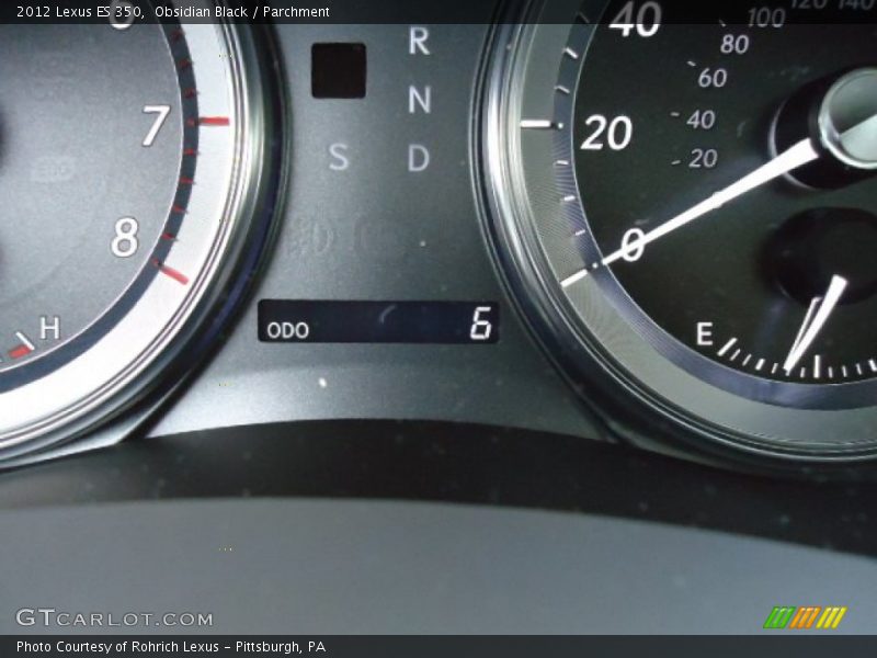 Obsidian Black / Parchment 2012 Lexus ES 350