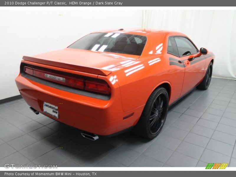 HEMI Orange / Dark Slate Gray 2010 Dodge Challenger R/T Classic