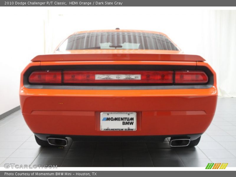 HEMI Orange / Dark Slate Gray 2010 Dodge Challenger R/T Classic