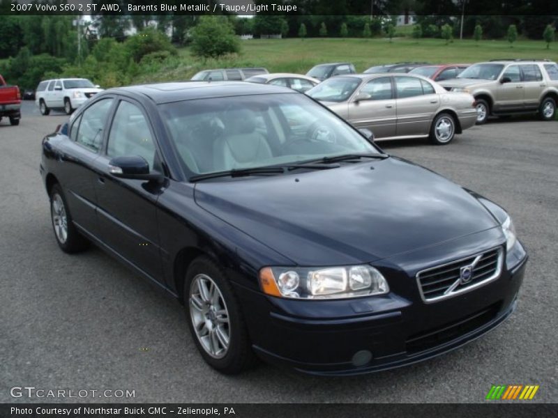 Barents Blue Metallic / Taupe/Light Taupe 2007 Volvo S60 2.5T AWD