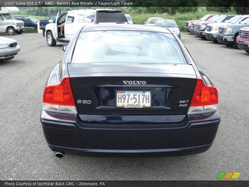 Barents Blue Metallic / Taupe/Light Taupe 2007 Volvo S60 2.5T AWD