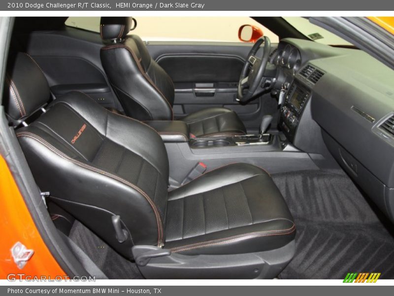  2010 Challenger R/T Classic Dark Slate Gray Interior
