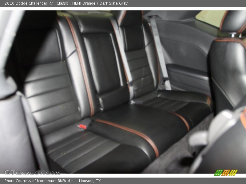 Rear Seat of 2010 Challenger R/T Classic