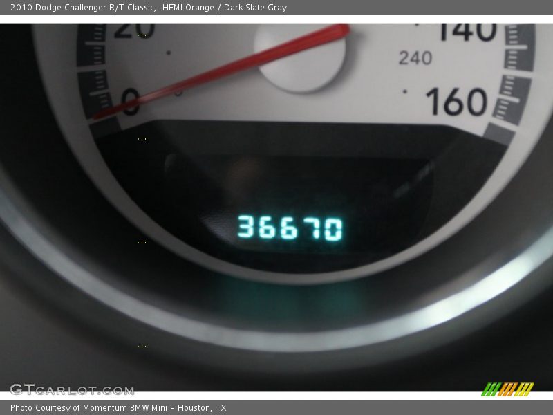 HEMI Orange / Dark Slate Gray 2010 Dodge Challenger R/T Classic