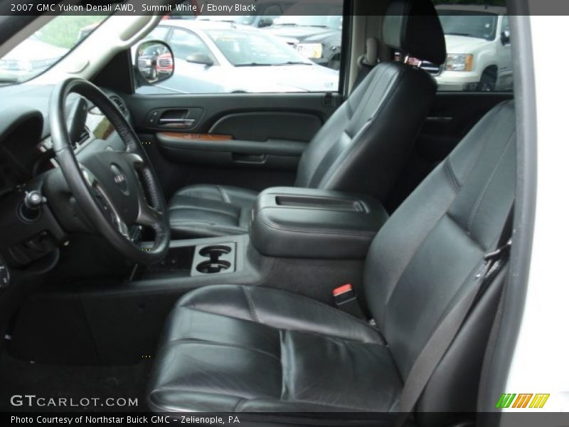 Summit White / Ebony Black 2007 GMC Yukon Denali AWD