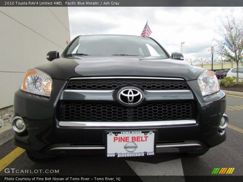 Pacific Blue Metallic / Ash Gray 2010 Toyota RAV4 Limited 4WD
