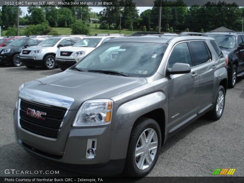 Mocha Steel Metallic / Jet Black 2012 GMC Terrain SLT AWD