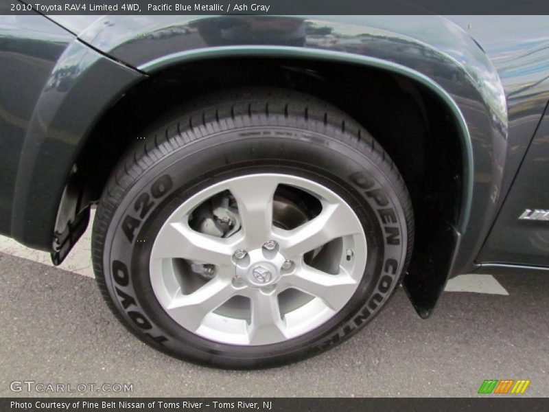 Pacific Blue Metallic / Ash Gray 2010 Toyota RAV4 Limited 4WD